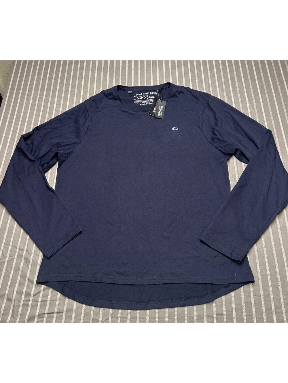 Buffalo David Button Long Sleeve T-shirt Men's XXXL